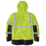 Picture of Carhartt 106693 Mens HV Portsmouth Class 3 Jacket
