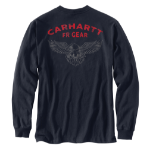 Picture of Carhartt 106800 Mens FR Force Irvine Loose LS Eagle T-Shirt