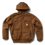Picture of Carhartt 106980 Mens Full Swing Loose Fit Washed Duck Insulated Active Jac