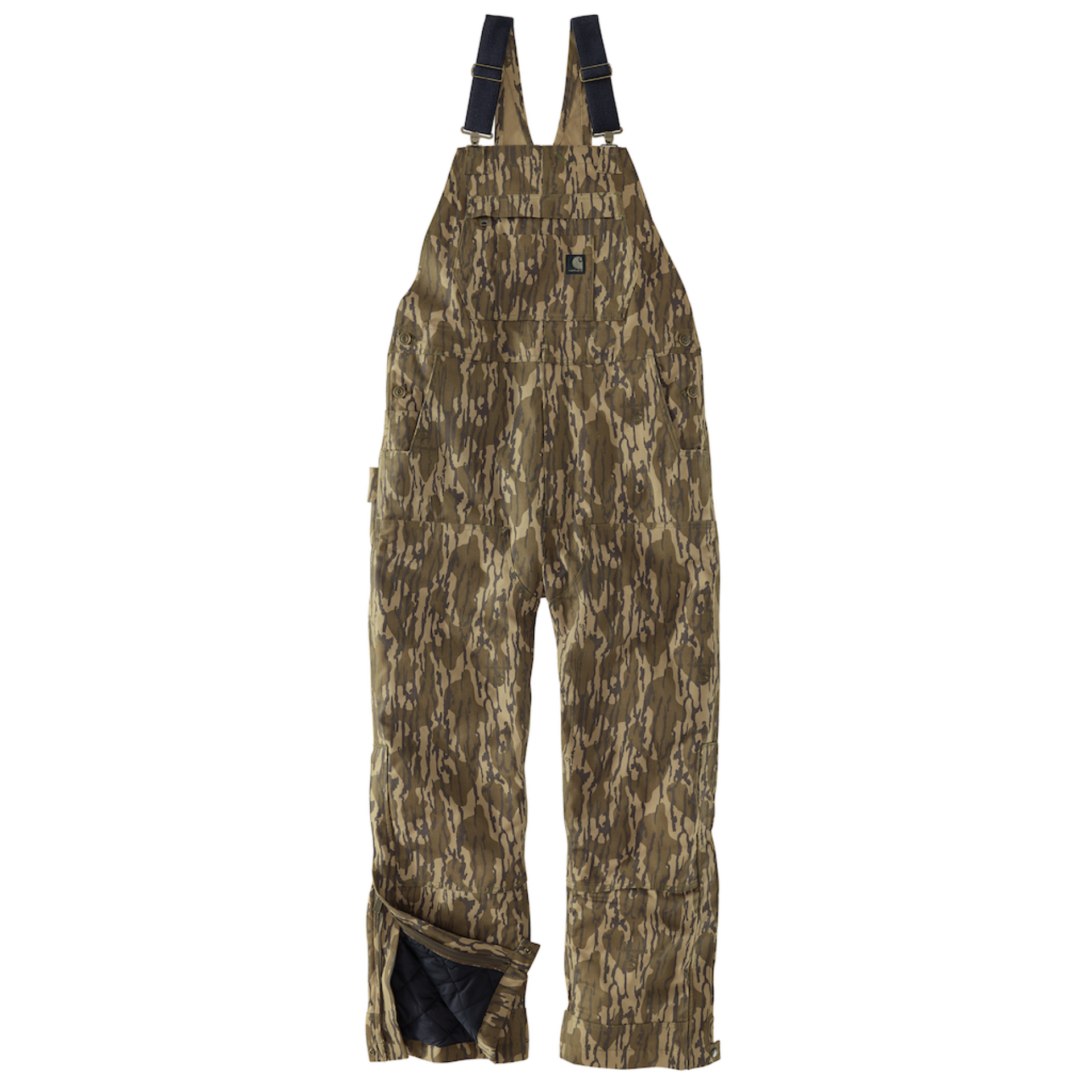 Picture of Carhartt 106983 Mens Rugged Flex Duck Loose Fit Insulated Camo Bib Overall