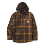 Picture of Carhartt 107011 Mens Hamilton Plaid Shirt Jac