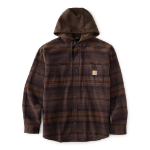 Picture of Carhartt 107011 Mens Hamilton Plaid Shirt Jac