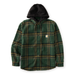 Picture of Carhartt 107011 Mens Hamilton Plaid Shirt Jac