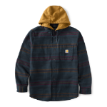 Picture of Carhartt 107011 Mens Hamilton Plaid Shirt Jac