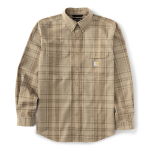 Picture of Carhartt 107012 Mens Fort Loose LS Plaid Shirt