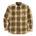 Picture of Carhartt 107013 Mens Hubbard Loose LS Plaid Shirt