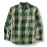 Picture of Carhartt 107013 Mens Hubbard Loose LS Plaid Shirt