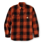Picture of Carhartt 107013 Mens Hubbard Loose LS Plaid Shirt