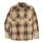 Picture of Carhartt 107016 Mens Montana Bozeman Relaxed LS Plaid Shirt