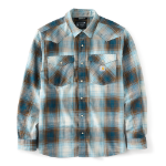 Picture of Carhartt 107016 Mens Montana Bozeman Relaxed LS Plaid Shirt
