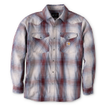 Picture of Carhartt 107070 Mens FR Montana Relaxed LS Plaid Shirt