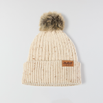Picture of Carhartt 107103 Womens Knit Faux Fur Pom-Pom Beanie