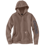 Picture of Carhartt 107414 Womens Sawyer Script Logo Sweatshirt