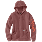 Picture of Carhartt 107414 Womens Sawyer Script Logo Sweatshirt