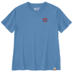 Picture of Carhartt 107534 Womens Irvine Relaxed Heritage Heart T-Shirt