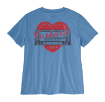 Picture of Carhartt 107534 Womens Irvine Relaxed Heritage Heart T-Shirt