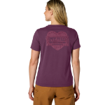 Picture of Carhartt 107534 Womens Irvine Relaxed Heritage Heart T-Shirt