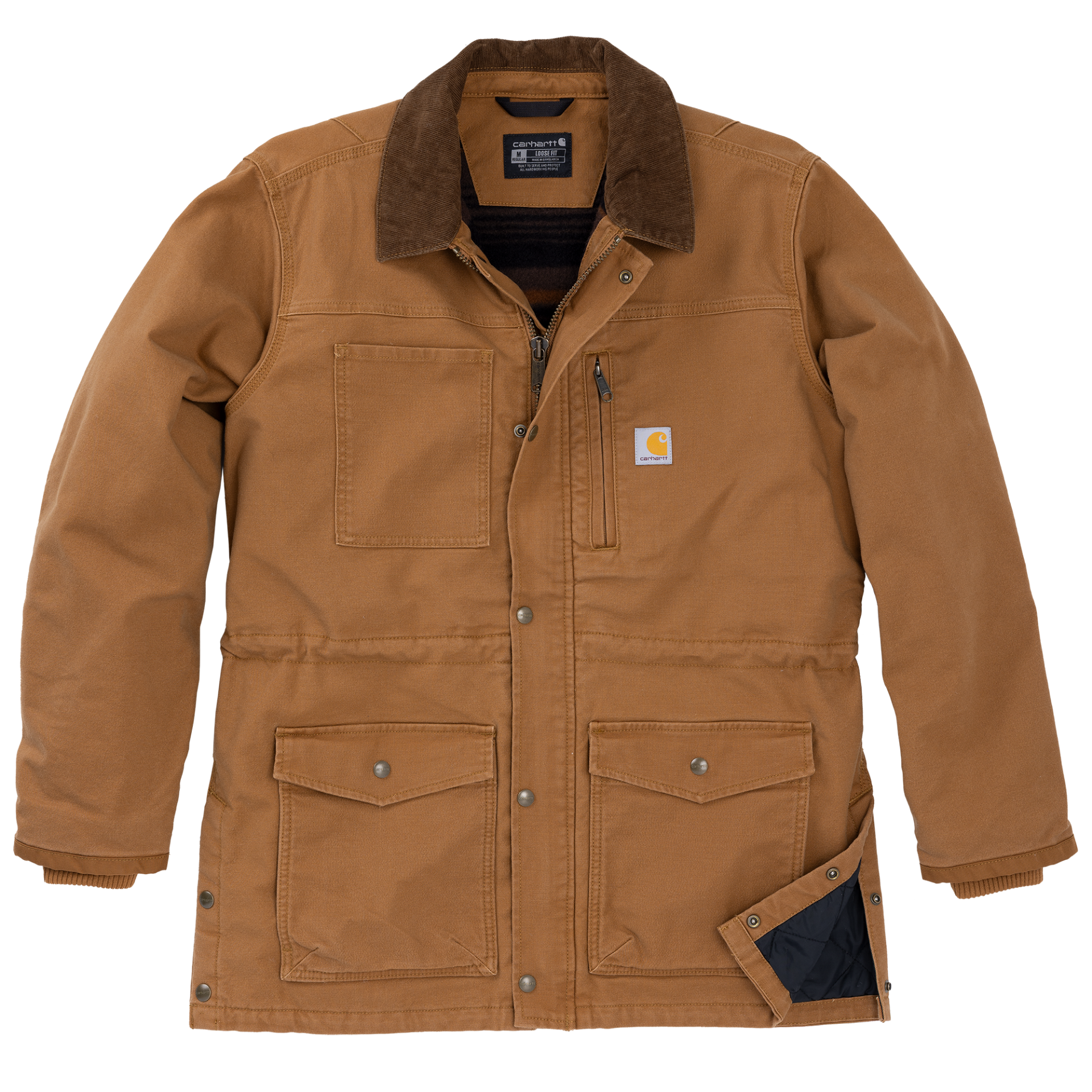Picture of Carhartt 107669 Mens Montana Rugged Flex™ Duck Ranch Coat
