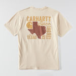 Picture of Carhartt 107688 Mens Relaxed Fit Lightweight Short-Sleeve Texas Graphic T-Shirt