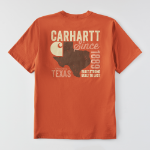Picture of Carhartt 107688 Mens Relaxed Fit Lightweight Short-Sleeve Texas Graphic T-Shirt