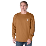 Picture of Carhartt 107689 Mens Loose Fit Heavyweight Long-Sleeve Pocket Texas Graphic T-Shirt