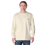 Picture of Carhartt 107689 Mens Loose Fit Heavyweight Long-Sleeve Pocket Texas Graphic T-Shirt