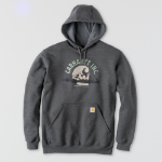 Picture of Carhartt 107691 Mens Loose Fit Midweight Script Graphic Sweatshirt