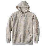 Picture of Carhartt 107695 Mens Loose Fit Midweight Logo Sleeve Graphic Sweatshirt