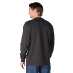 Picture of Carhartt 107696 Mens Loose Fit Heavyweight Long-Sleeve Pocket Sleeve Logo Graphic T-Shirt