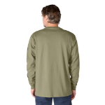 Picture of Carhartt 107696 Mens Loose Fit Heavyweight Long-Sleeve Pocket Sleeve Logo Graphic T-Shirt
