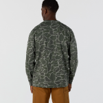 Picture of Carhartt 107696 Mens Loose Fit Heavyweight Long-Sleeve Pocket Sleeve Logo Graphic T-Shirt