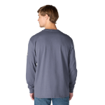 Picture of Carhartt 107696 Mens Loose Fit Heavyweight Long-Sleeve Pocket Sleeve Logo Graphic T-Shirt