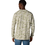 Picture of Carhartt 107696 Mens Loose Fit Heavyweight Long-Sleeve Pocket Sleeve Logo Graphic T-Shirt
