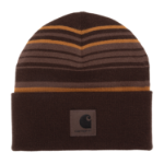 Picture of Carhartt 107710 Mens Striped Cuffed Beanie