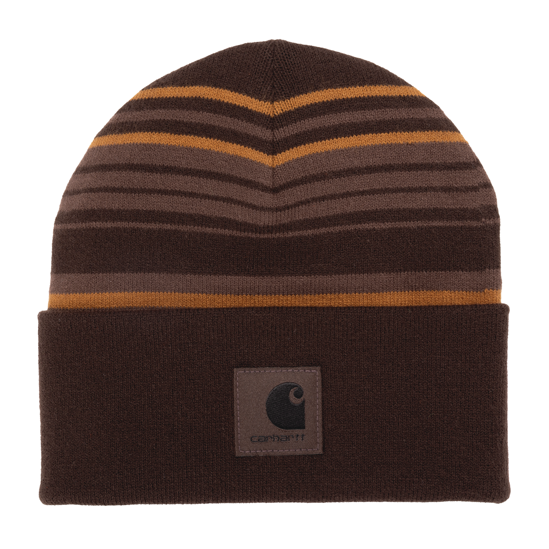 Picture of Carhartt 107710 Mens Striped Cuffed Beanie