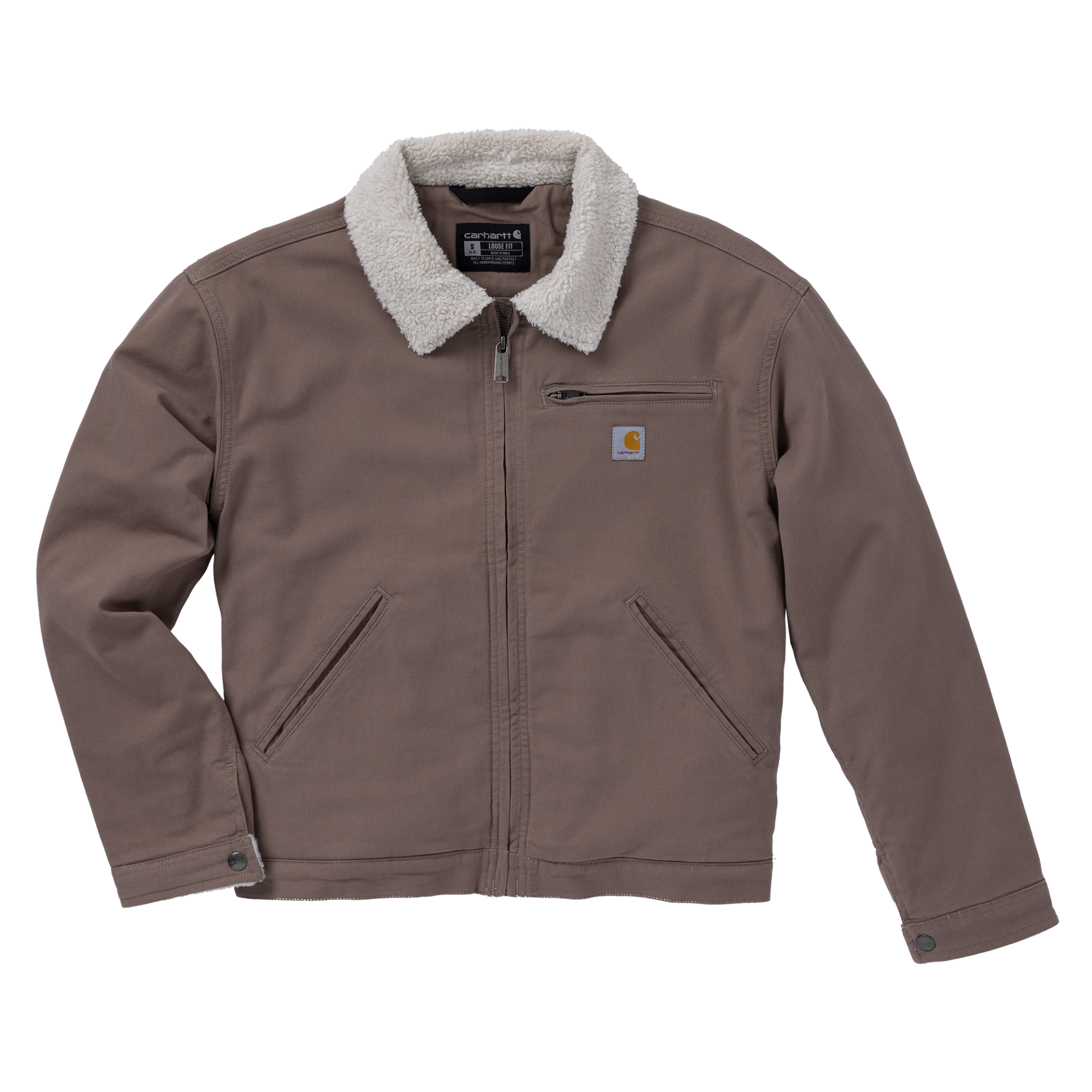 Picture of Carhartt 107721 Womens Crawford Sherpa Detroit Jacket