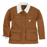 Picture of Carhartt 107733 Womens Washed Duck Wesley Coat