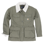 Picture of Carhartt 107733 Womens Washed Duck Wesley Coat