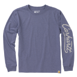 Picture of Carhartt 107742 Womens Irvine Loose LS Logo T-Shirt