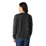 Picture of Carhartt 107742 Womens Irvine Loose LS Logo T-Shirt
