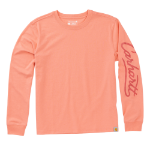 Picture of Carhartt 107742 Womens Irvine Loose LS Logo T-Shirt