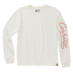 Picture of Carhartt 107742 Womens Irvine Loose LS Logo T-Shirt