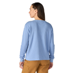 Picture of Carhartt 107745 Womens Waffle Knit Loose LS T-Shirt