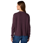 Picture of Carhartt 107745 Womens Waffle Knit Loose LS T-Shirt
