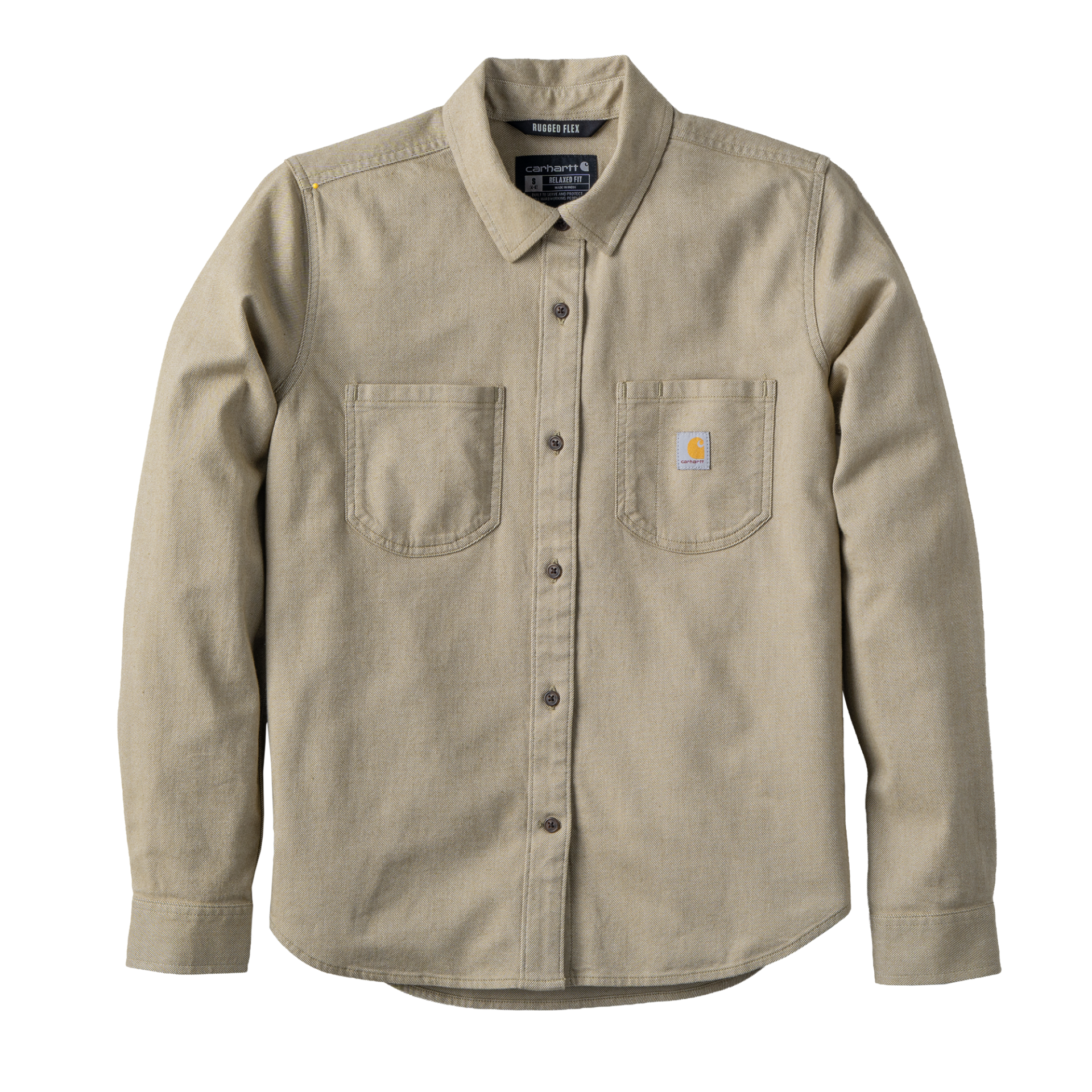 Picture of Carhartt 107749 Womens Hamilton Relaxed LS Plaid Shirt