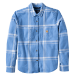 Picture of Carhartt 107749 Womens Hamilton Relaxed LS Plaid Shirt