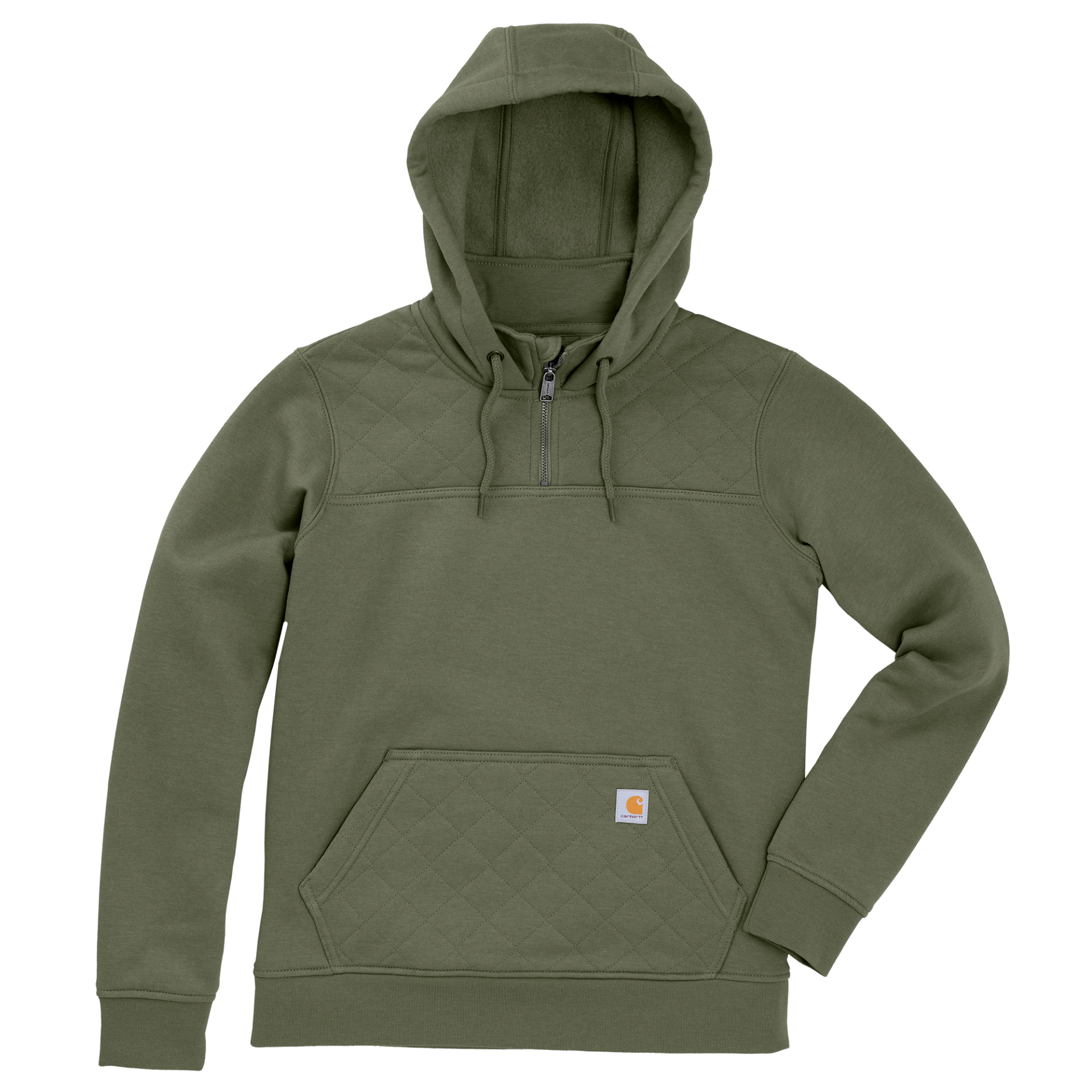 Picture of Carhartt 107753 Womens Paxton Quilted Quarter Zip Sweatshirt