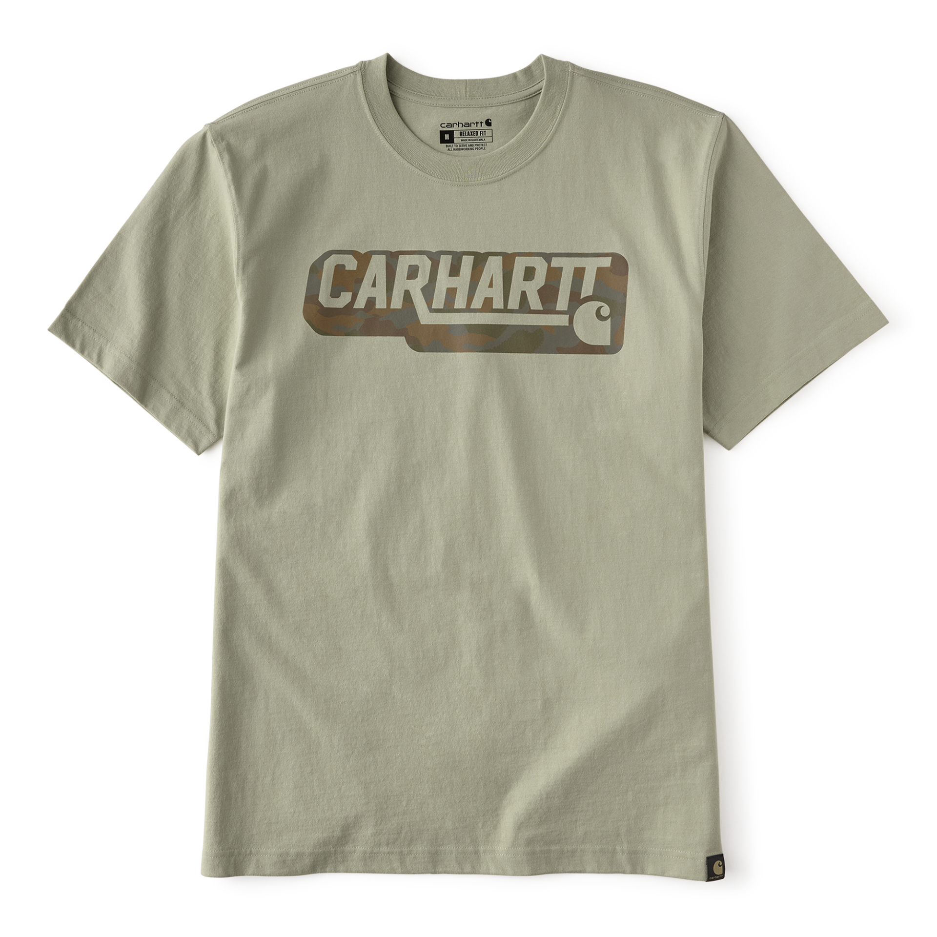 Picture of Carhartt 107772 Mens Irvine Relaxed Camo Logo T-Shirt