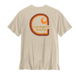 Picture of Carhartt 107781 Mens Irvine Relaxed Multi Color C T-Shirt
