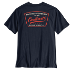 Picture of Carhartt 107784 Mens Irvine Relaxed Founded In Strength T-Shirt